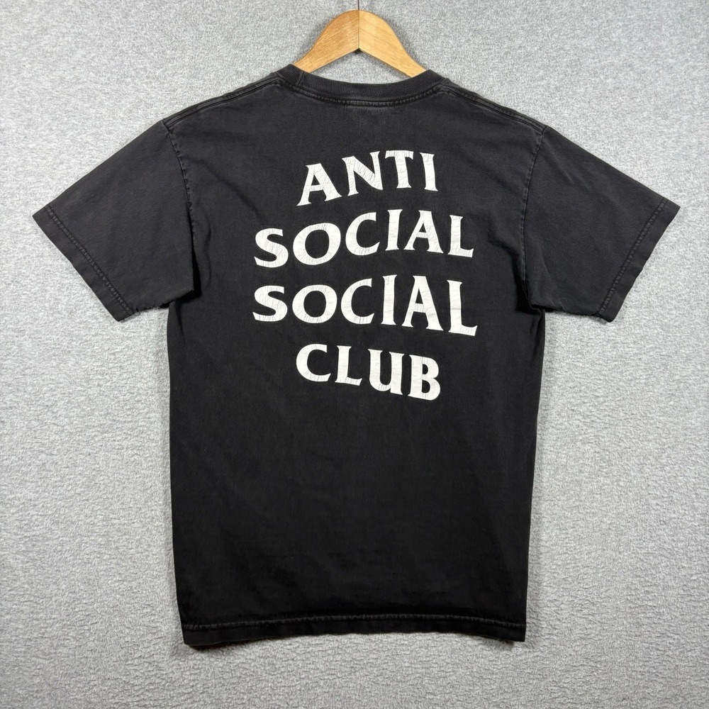 Anti Social Social Club ASSC Mind Games Classic Logo T Shirt Mens M Black